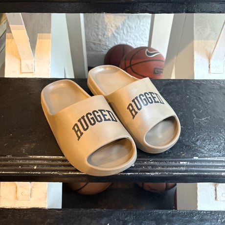 【ラス１】RUGGED "ARCH LOGO” grip sandal (Beige)