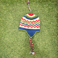 【Web限定】Hand knit ethnic ear flap beanie(made in Nepal) 11