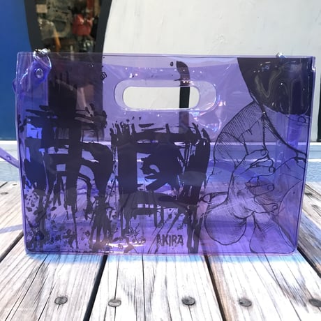 【Web限定】AKIRA Art of Wall x nana-nana A4 Clear Bag (Purple)