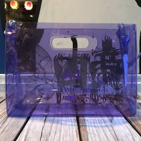 【Web限定】AKIRA Art of Wall x nana-nana A4 Clear Bag (Purple)
