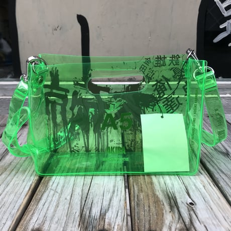 【ラス１】AKIRA Art of Wall x nana-nana A5 Clear Bag (Green)