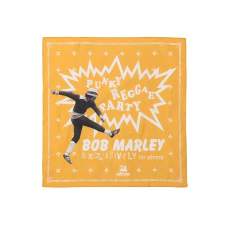 【ラス１】atmos × BOB MARLEY PUNKY REGGAE PARTY BANDANA (Yellow)