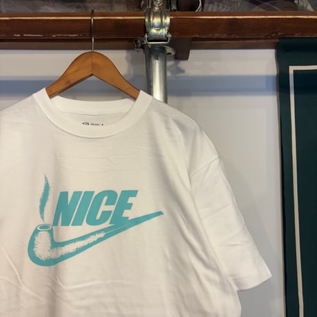 【残り僅か】RUGGED ”NICE" tee (White/5.6oz)