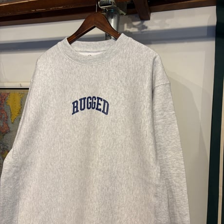 【ラス１】RUGGED "SMALL ARCH" heavy weight sweat(Ash/Navy/12.0oz)