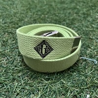 【ラス１】RUGGED "rhombus logo" G.l.belt (Yellow green)