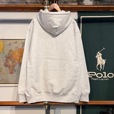 【残り僅か】RUGGED "POLO KUSH" heavy weight sweat hoodie (Ash/12.0oz)