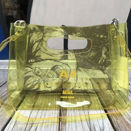 【Web限定】AKIRA Art of Wall x nana-nana A4 Clear Bag (Yellow)