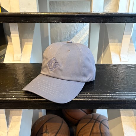 【ラス１】RUGGED "rhombus" logo 6panel cap(Acid blue)