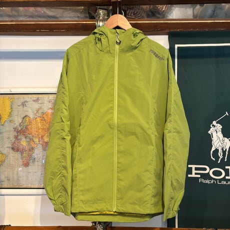 【web限定/ラス１】RUGGED®︎ teflon-coated water-repellent hooded jacket (Lime green)
