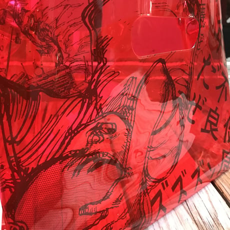 【残り僅か】AKIRA Art of Wall x nana-nana A4 Clear Bag (Red)