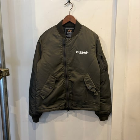 【ラス１】RUGGED on used/ALPHA MA-1 jacket (M)