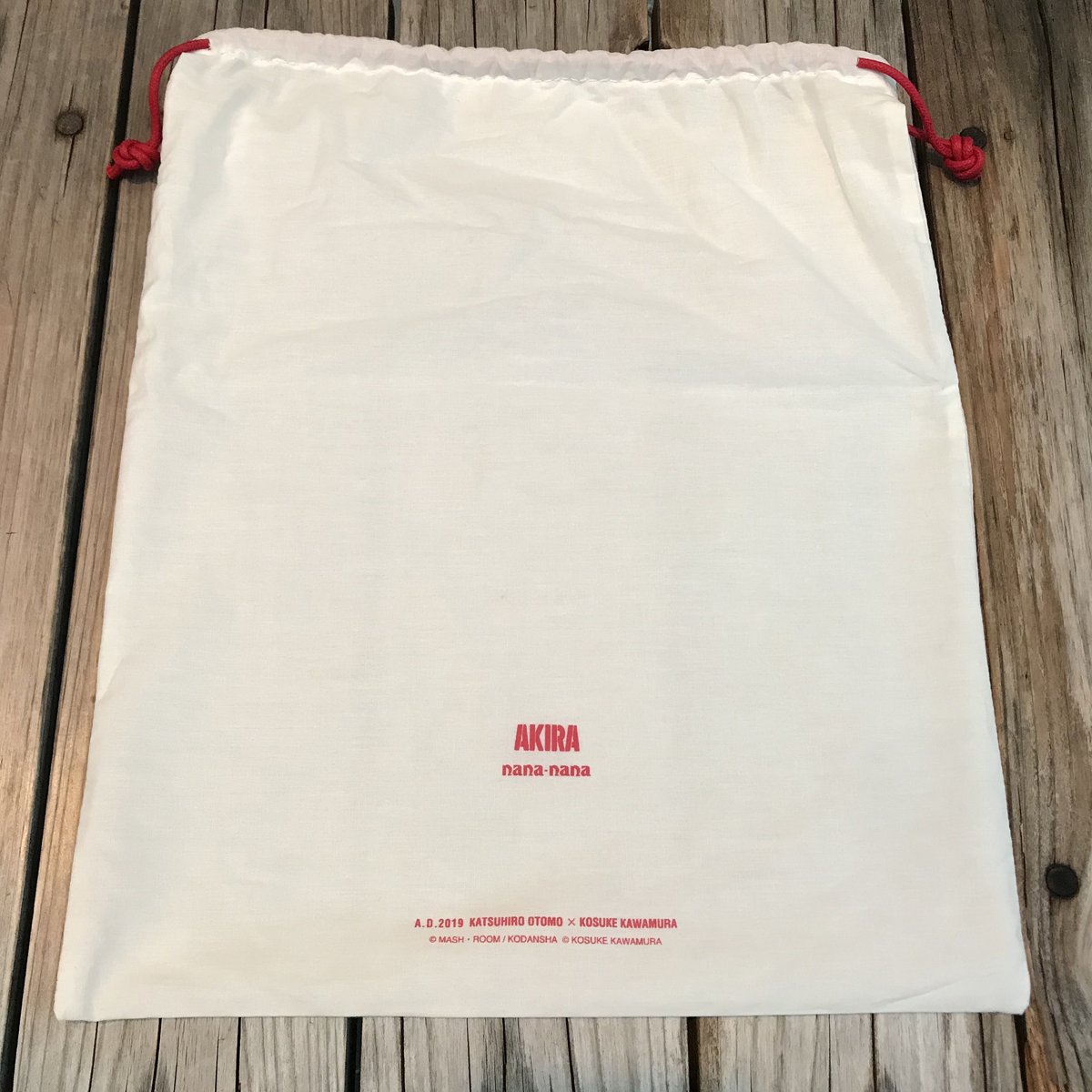 【残り僅か】AKIRA Art of Wall x nana-nana A4 Clear Bag (Red)