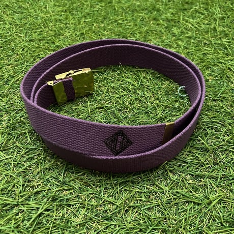 【web限定】RUGGED "rhombus logo" G.l.belt ( purple)