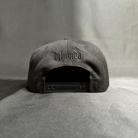 【残り僅か】dj honda originals baseball cap "Black×Black"