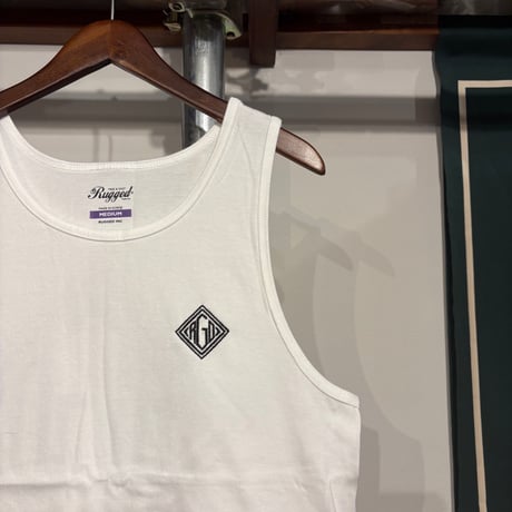RUGGED "rhombus" tanktop(White)