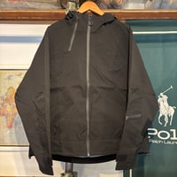 【ラス１】RUGGED®︎ teflon-coated water-repellent technical jacket with dual layer pockets(Black)