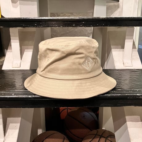 【ラス１】RUGGED ”rhombus" buckethat (Khaki)