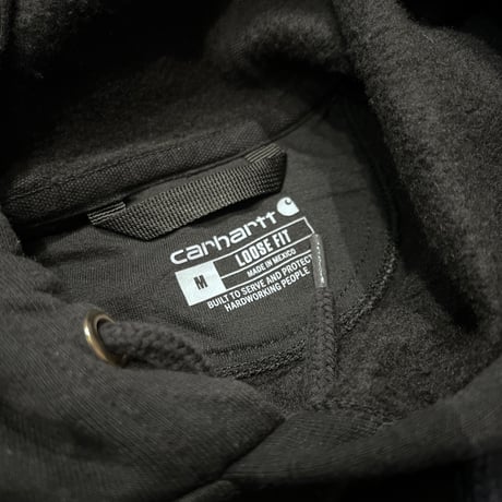 【ラス１】RUGGED on vintage/Carhartt ''SMALL ARCH" LOOSE FIT heavy-weight hoodie (M)