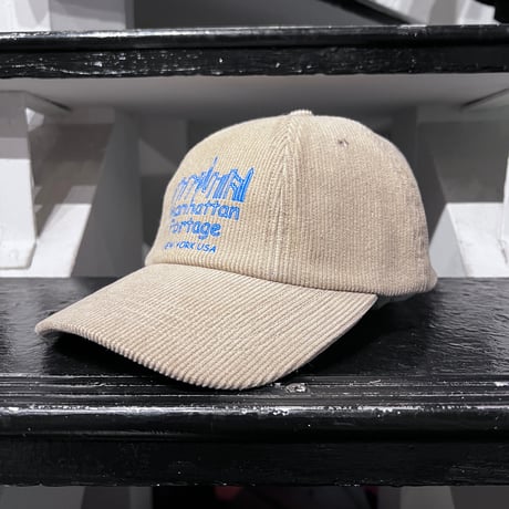 【ラス１】Manhattan Portage corduroy 6panel cap (Cream)