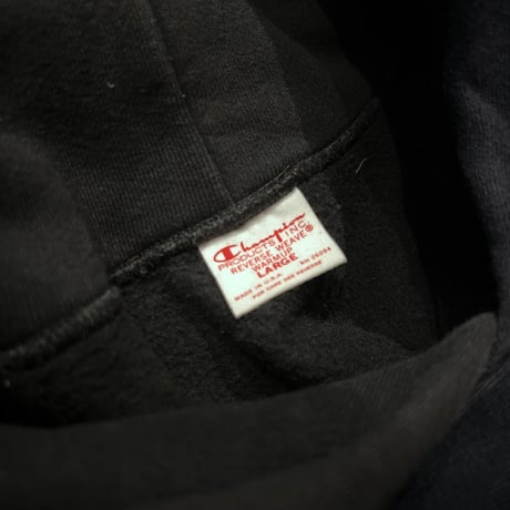 【ラス１】RUGGED on vintage/Champion "SMALL ARCH" reverse weave hoodie (made in USA/L)