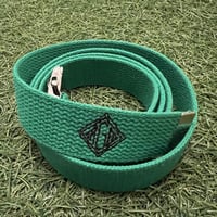 【web限定】RUGGED "rhombus logo" G.l.belt (green)