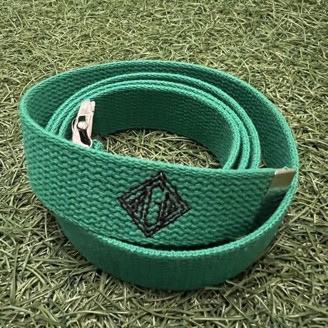【web限定】RUGGED "rhombus logo" G.l.belt (green)