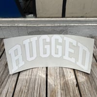 RUGGED "ARCH LOGO" Cutting Sticker.