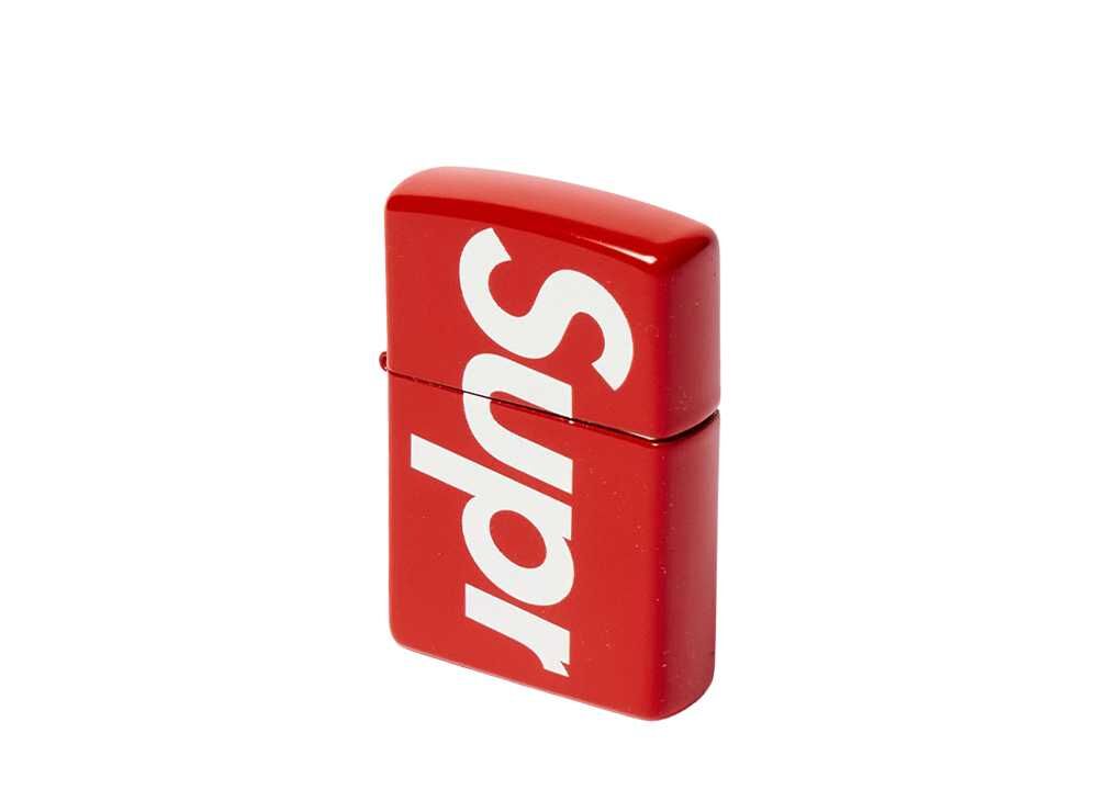 ラス１】Supreme 2018SS logo zippo lighter (Red) |