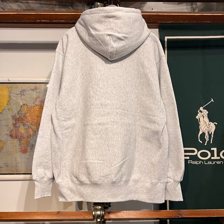 RUGGED "YAMA" heavy-weight sweat hoodie (Ash/12.0oz)