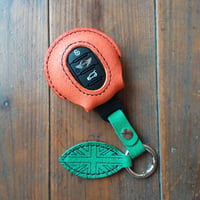 o-mi-kan MINI キーカバー／葉っぱキーリング　(BMW MINI / F型専用)