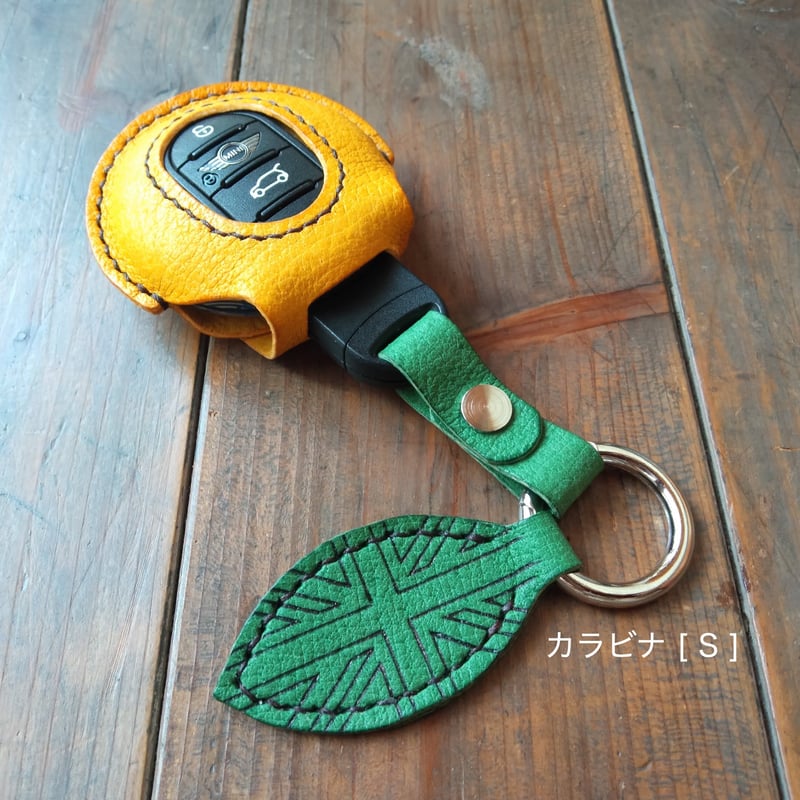 o-mi-kan MINI キーカバー/葉っぱキーリング (BMW MINI / F型 o-mi-kan MINI キーカバー/葉っぱキーリング (BMW MINI / F型