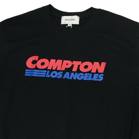 MEGA  MART & COMPTON  TEE  by  PALM/STRIPES