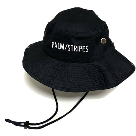 LOGO　SAFARI　HAT　by PALM/STRIPES
