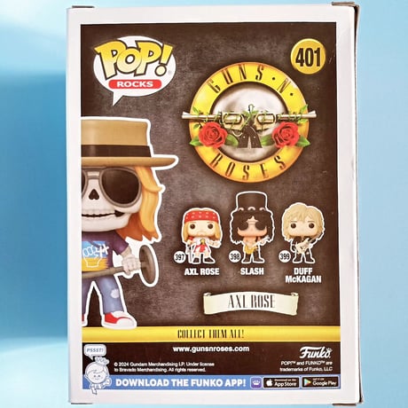 ファンコ ポップ  『ガンズ・アンド・ローゼズ』スケルトン 3体セット  Funko Pop! Rocks: Guns N' Roses　Skelton　set of 3