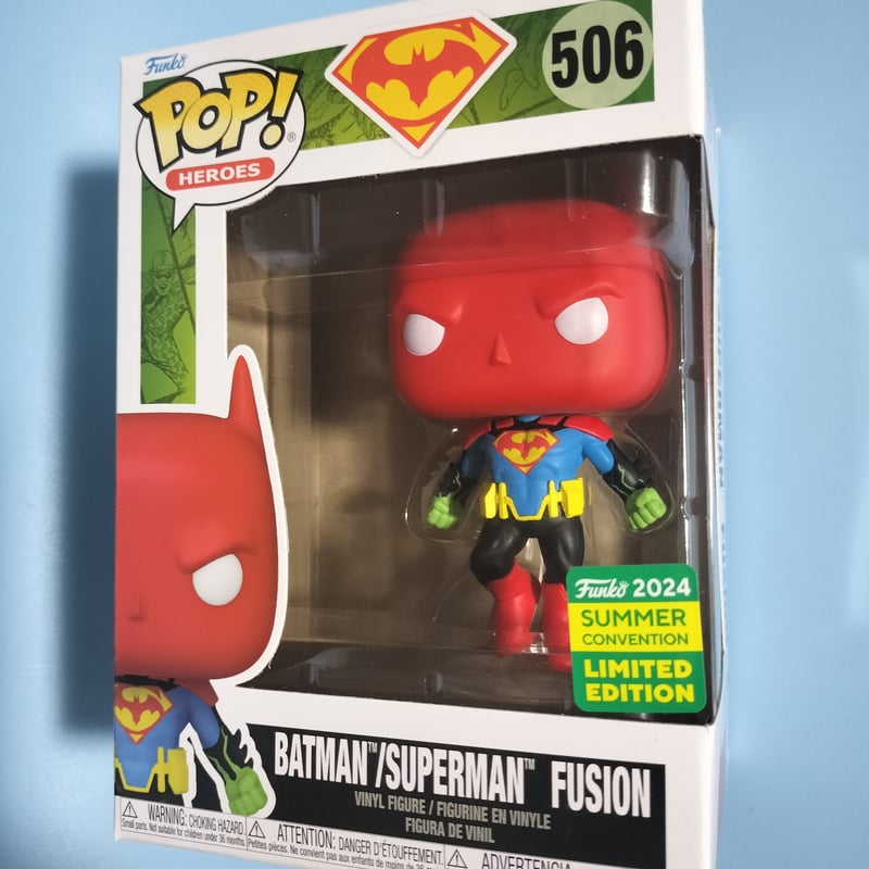Funko pop コミコン限定ライトブルークロムバットマン ファンコ ポップ 