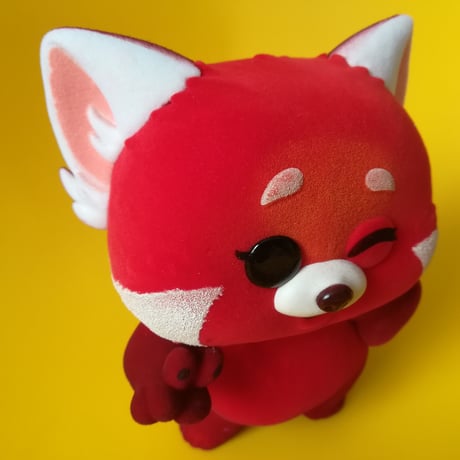 ファンコ ポップ ピクサー『私ときどきレッサーパンダ』6インチ　レッサーパンダ・メイ《フロック版》　 Funko POP!Pixar TURNING RED　RED PANDA MEI FLOCKED