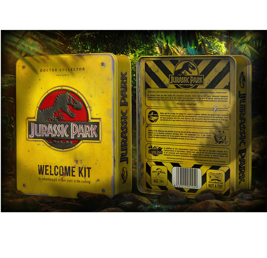 ジュラシック パークコレクターズ プロップレプリカ セット 夏休みは家族で『ジュラシックパーク』へ GO？？ 豪華プロップレプリカ
