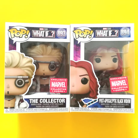 ファンコ ポップ　マーベル『ホワット・イフ...?』 コレクターコープス　（ブラック・ウィドウ＆ザ・コレクター）　Funko POP!  ”What If...?”　Collector Corps