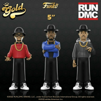 2022年　ファンコ Vinyl Gold プレミアム ビニル・フィギュア　 RUN DMC　3体セット  　FUNKO Vinyl GOLD 5"  -  RUN DMC　set of 3