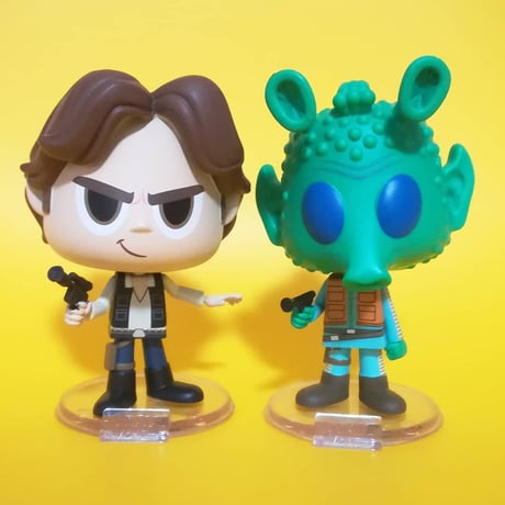 2018年　ファンコ Vynl 『スターウォーズ』ハン・ソロ+グリード　 Funko Vynl STAR WARS　Han Solo + Greedo  フィギュアセット