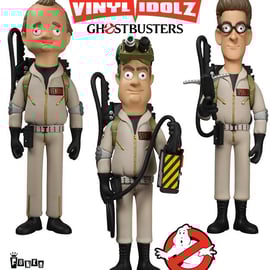 ゴーストバスターズ VINYL IDOLZ ソフビ フィギュア 3体セット