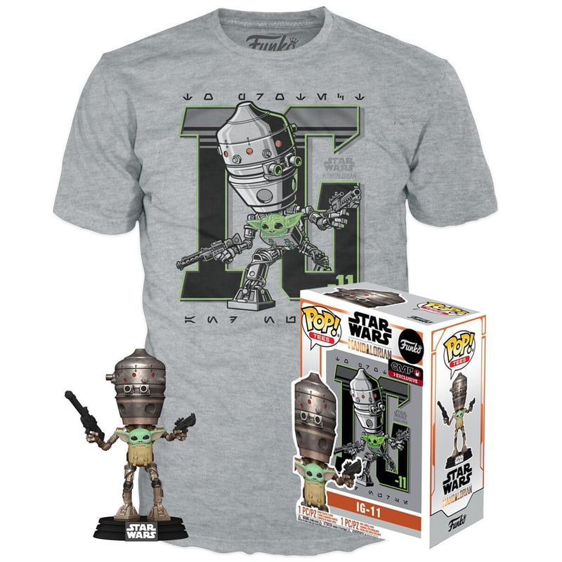 2019年 ファンコポップ 『マンダロリアン』IG-11 Tシャツセット Funko