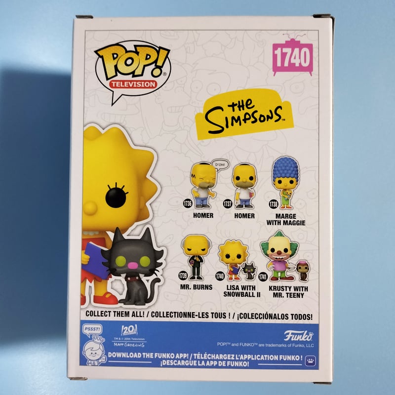 ファンコポップ 『ザ・シンプソンズ』 リサ w/ スノーボール2号 Funko