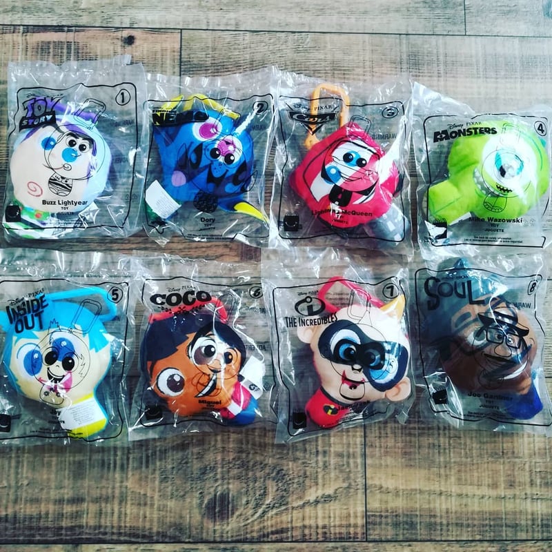 2020年 ピクサー USマクドナルド ハッピーセット 8種セット Pixar