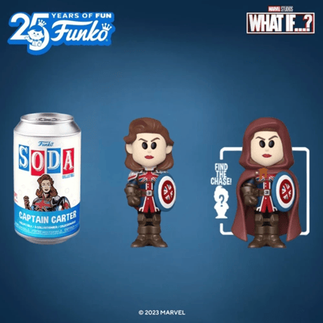 ファンコ ビニール・ソーダ　キャプテンカーター　Funko Vinyl SODA　Captain Carter