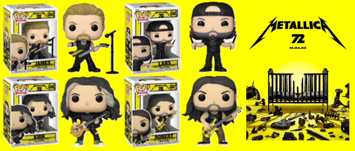 ヘヴィメタバンド ”メタリカ” アルバム『72 Seasons』 ファンコポップ