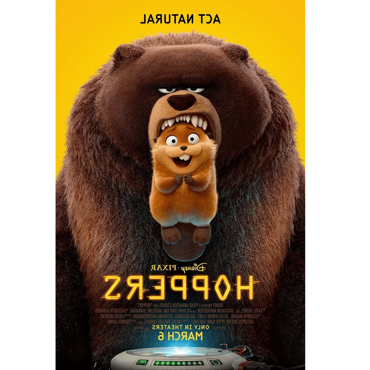 私がビ―バ―になる時ポスター２種類 送料込み》 『私がビーバーになる時』 アメリカ劇場用 オリジナル 両面