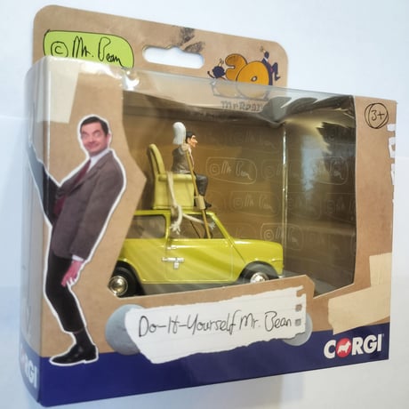 2020年デッドストック！ミスタービーン 30周年 Corgi 1/36 スケール ミニ ダイキャストカー　Mr Beans Mini - Do-It-Yourself Mr Bean