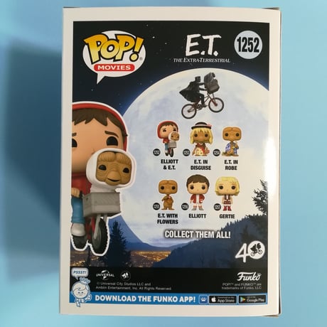 ファンコ ポップ　映画『E.T.』40周年 エリオット& E.T.　　FUNKO POP!　E.T.  40th Anniversary  - ELLIOTT & E.T.