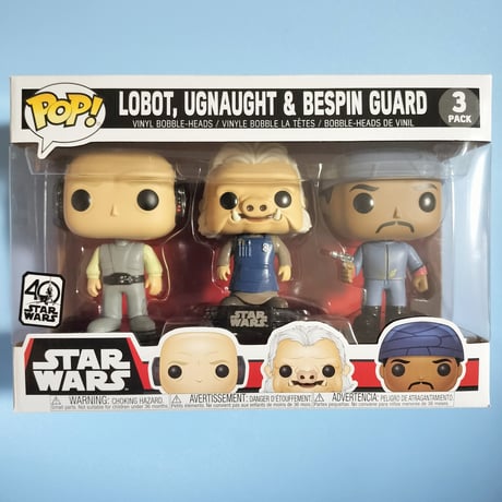 2017年 ファンコポップ  「スターウォーズ」クラウドシティ　3体セット　FUNKO  POP! Star Wars   Lobot, Ugnaught, Bespin Guard